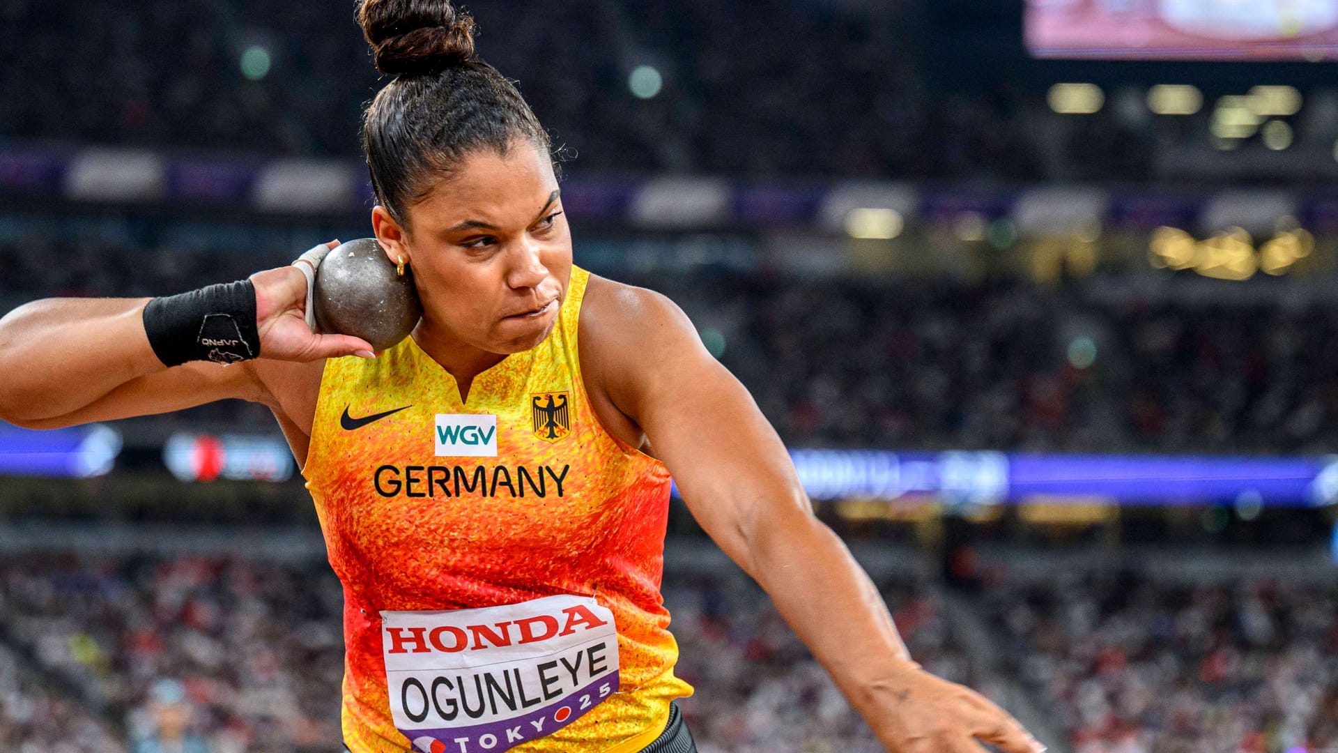 Yemisi Ogunleye: She missed the podium in Tokyo.