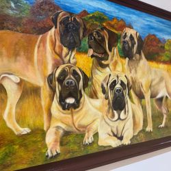 Milei's paintings in Fifth of Olivos | Photo: CEDOC
