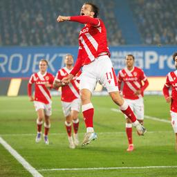 Cottbus cheered the goal to 1-0 in Rostock (Imago Images/Andy Bünning)