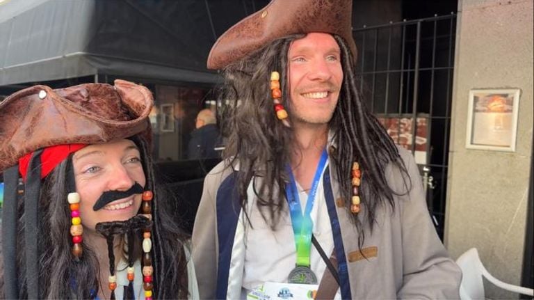 Run as Jack Sparrow through Breda (photo: Leon Voskamp).