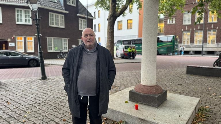 Organizer Frank de Bie also wants attention to the hostages who are still stuck (photo: Omroep Brabant).