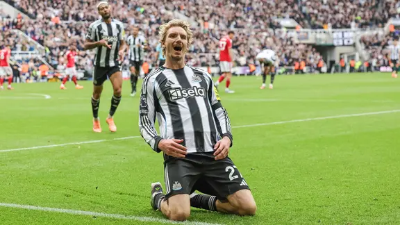 Nick Woltemade cheered his transformed penalty