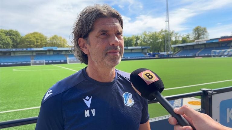 Maurice Verberne, trainer of FC Eindhoven. 