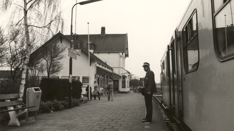 An old photo of Cuijk station (photo: Cuijks Archive).