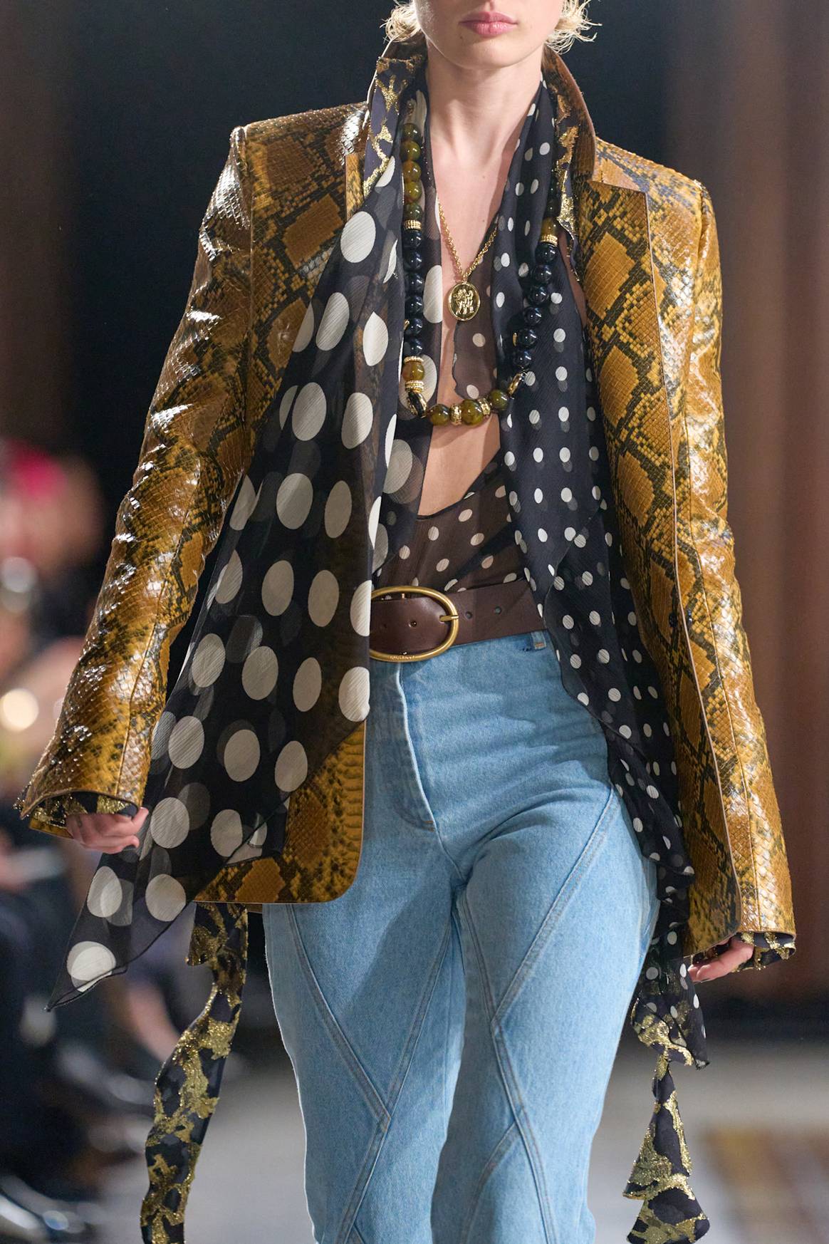Slangenprint & Polka dot by Nina Ricci SS26 - Ready to Wear