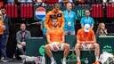 Davis Cup captain Paul Haarhuis boosts Sander Arends and Botic van de Zandschulp.