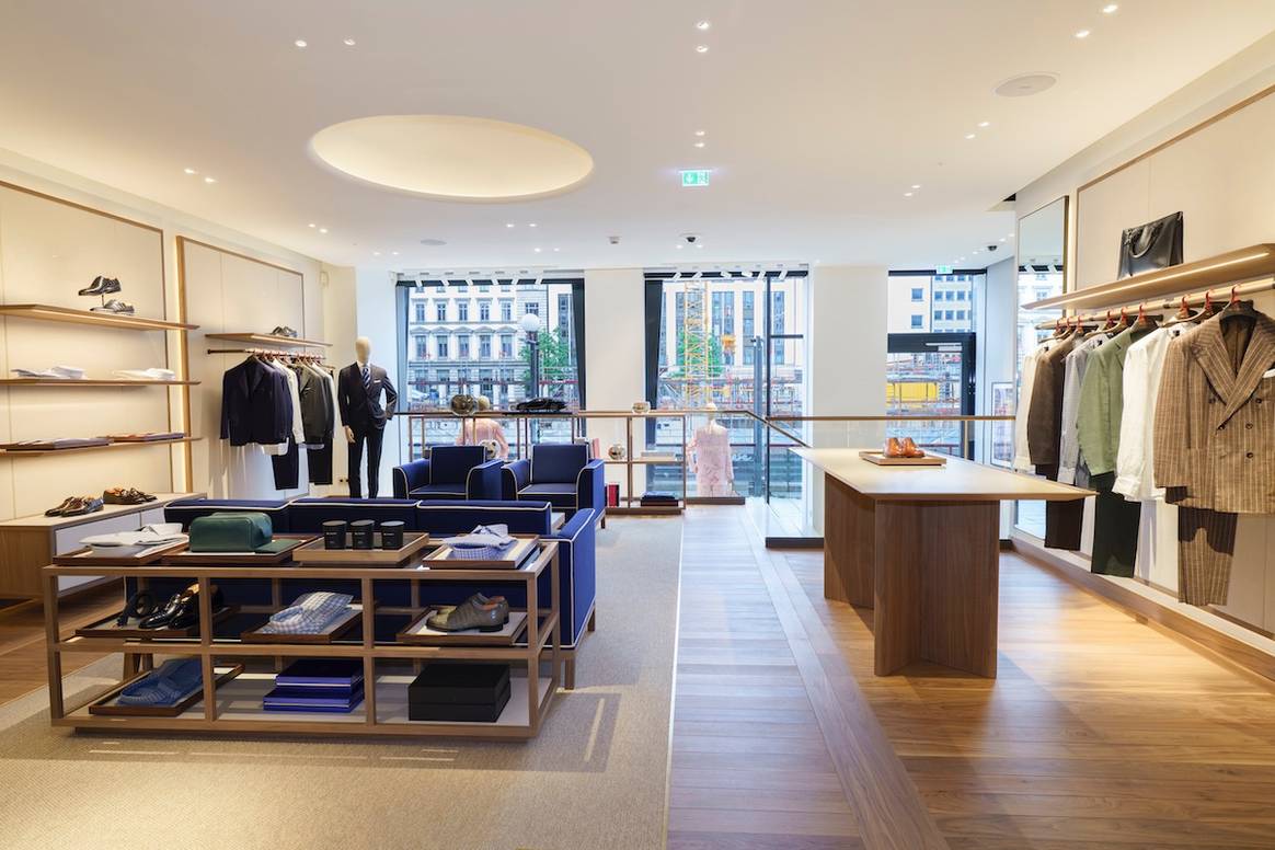 The new Kiton boutique in Hamburg