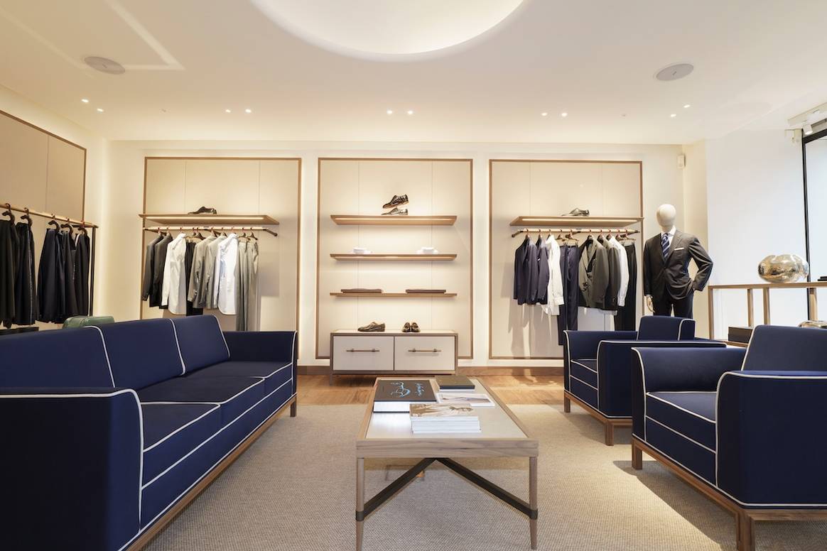 The new Kiton boutique in Hamburg