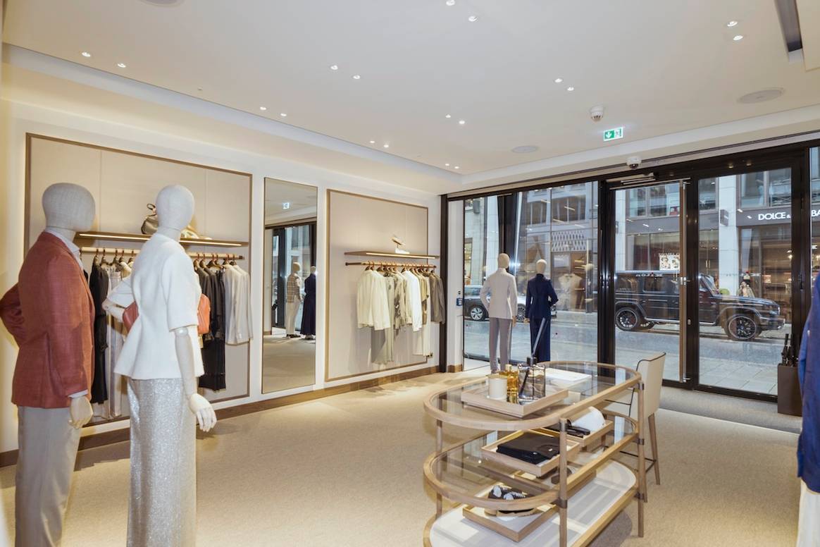 The new Kiton boutique in Hamburg Image: Kiton