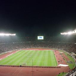 Floodlights in the Berlin Olympic Stadium, 1997 (imago images/Camera 4)