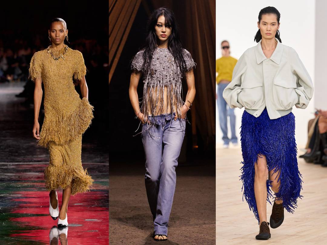 (from left to right) Chanel, Alexander McQueen, Loewe SS26