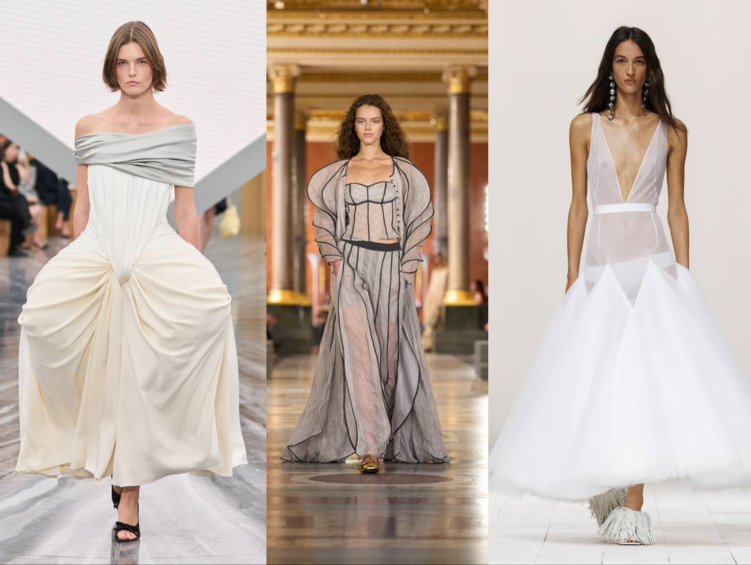 (from left to right) Givenchy, Louis Vuitton, Dior SS26