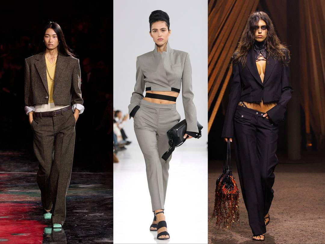 (from left) Chanel, Max Mara, Alexander McQueen SS26