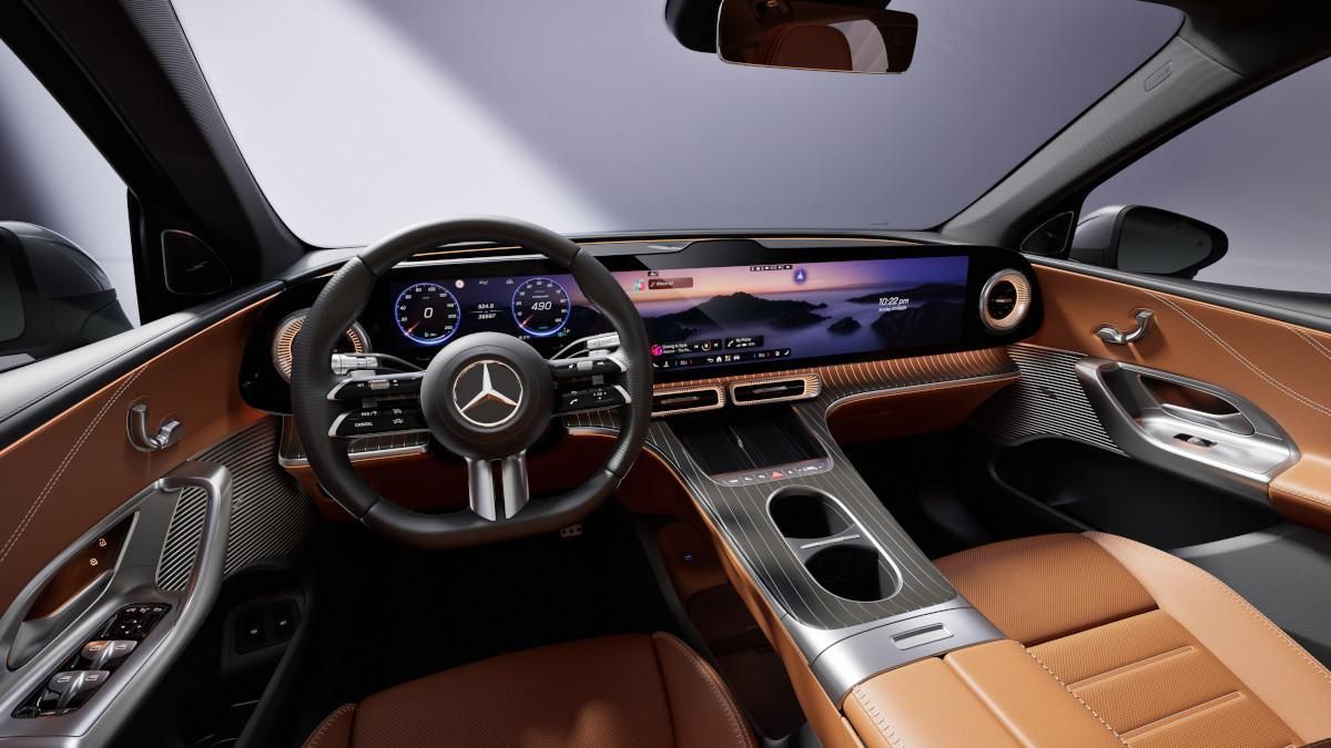 Interior of the Mercedes-Benz GLC 400 4MATIC