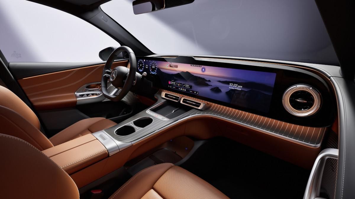 Interior of the Mercedes-Benz GLC 400 4MATIC