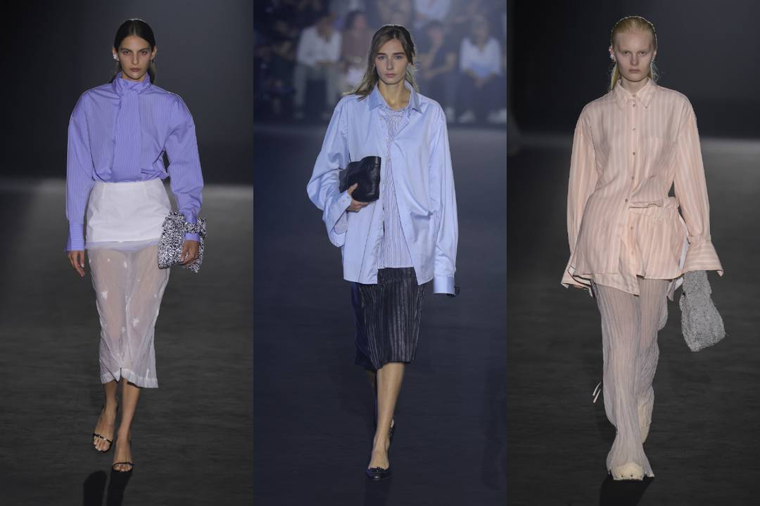 (De izq. a dch.) Eiko Ai, Santamarta, Eiko Ai and 080 Barcelona Fashion.