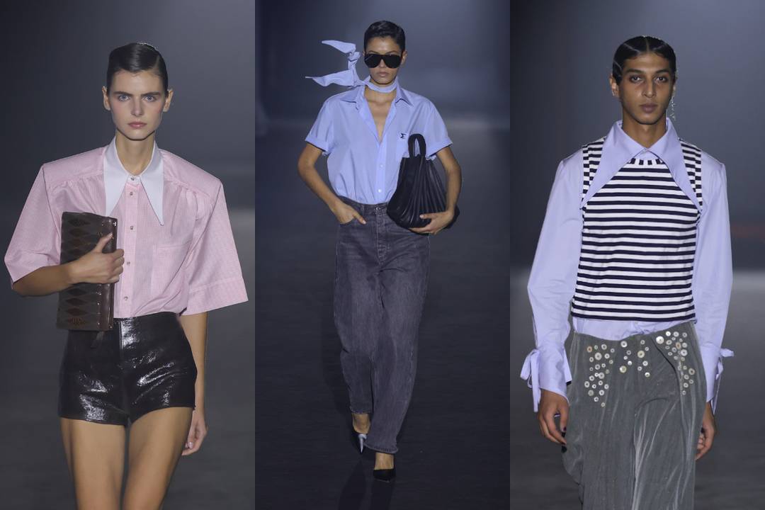 (De izq. a dch.) Doblas, Moises Nieto, Lemachet and 080 Barcelona Fashion.