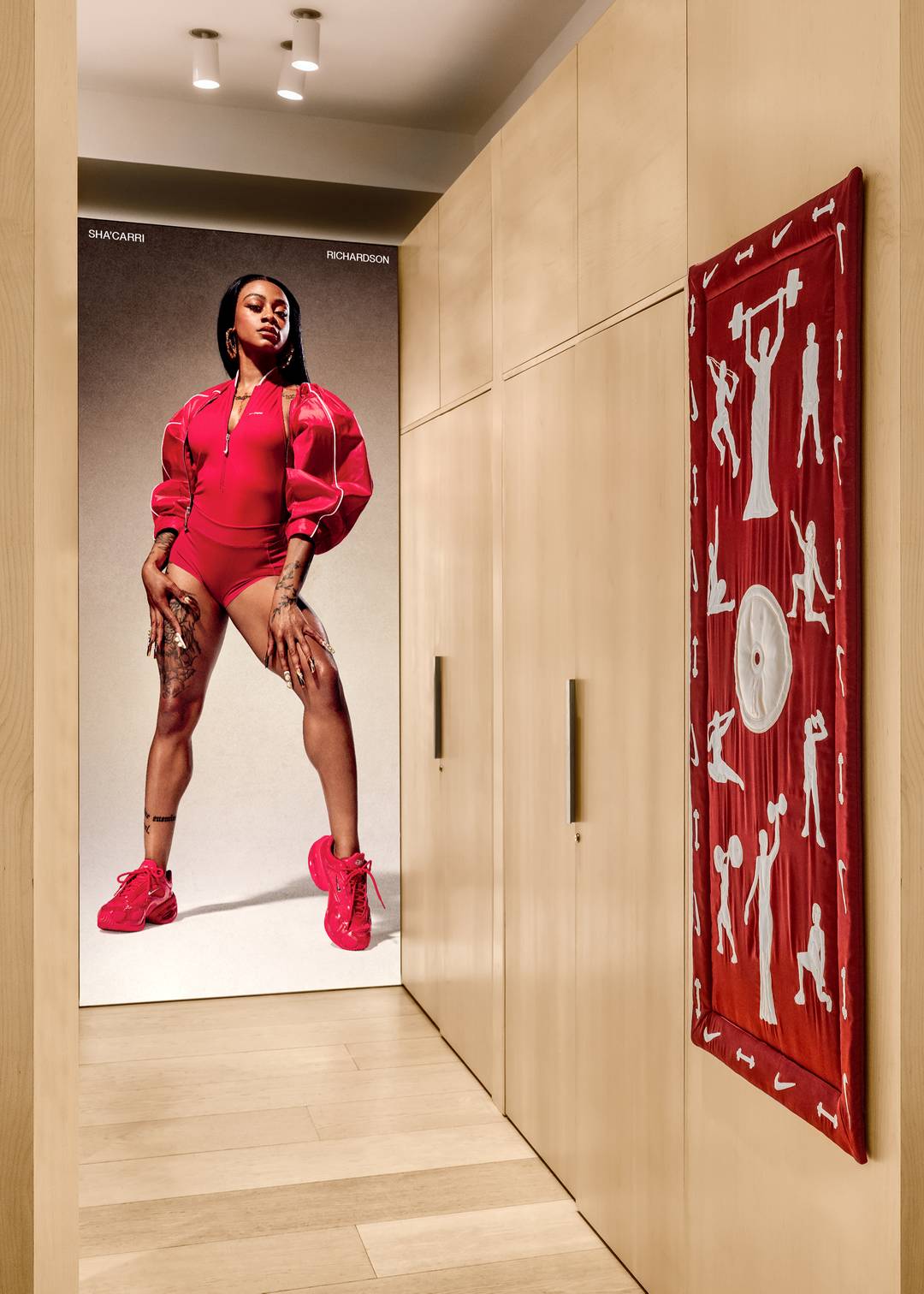 Nike womenswear concession in Selfridges, London