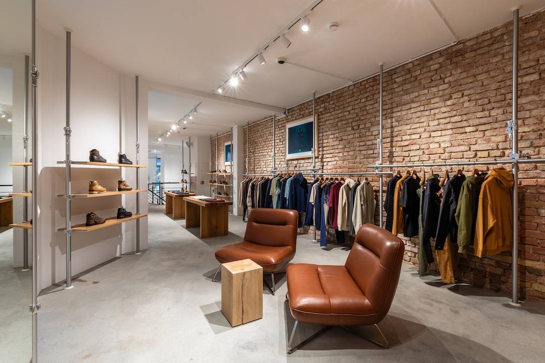 Timberland's temporary concept store in Berlin Image: Hanne Brandt Photography