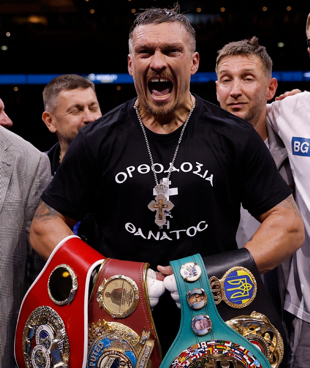 Schwergewichts-Boxer Oleksandr Usyk (38) ist Weltmeister aller vier großen Verbände