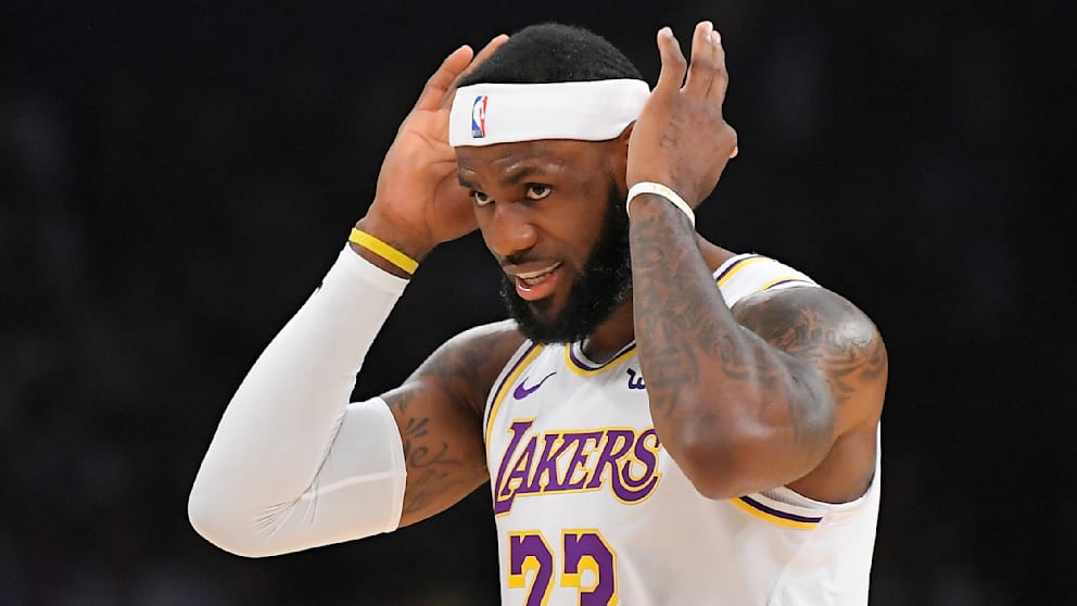 Lakers-Star LeBron James (40) kassiert fast eine Million pro Stunde, ist aktuell verletzt