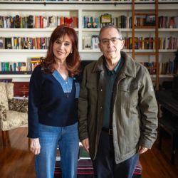 Cristina Kirchner and Carlos Maslatón | Photo: CEDOC