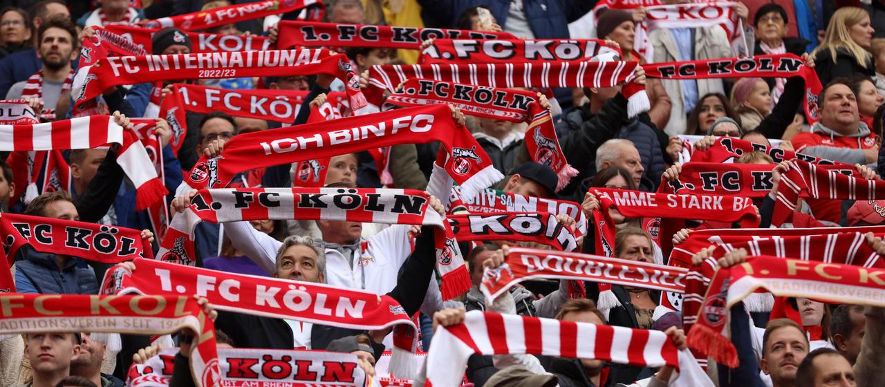 Fans of 1. FC Cologne