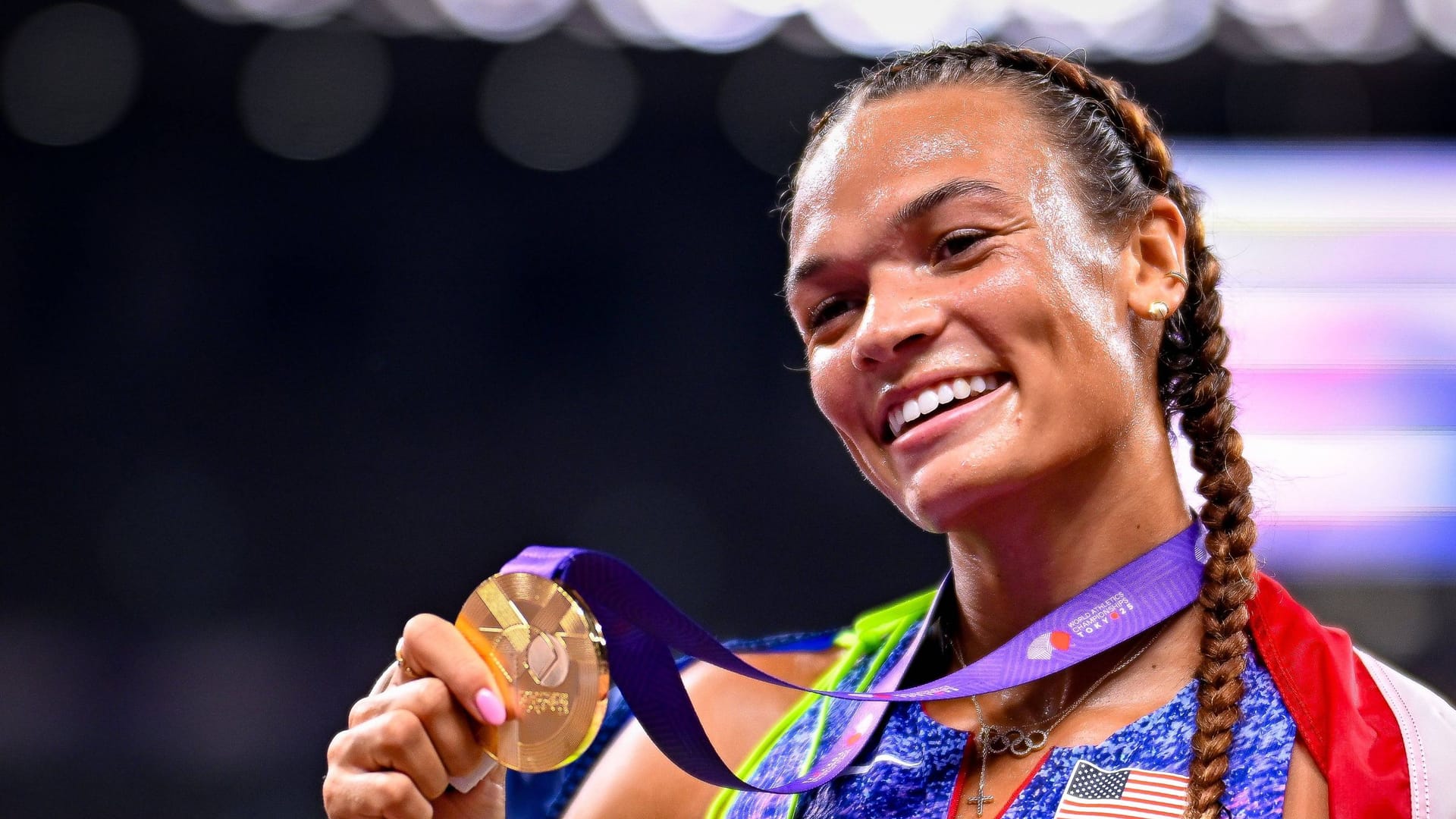 Anna Hall: She is the world champion in the heptathlon, the supreme discipline for women.