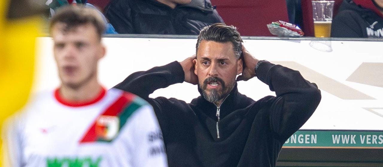 FCA coach Sandro Wagner struggles with his team's game