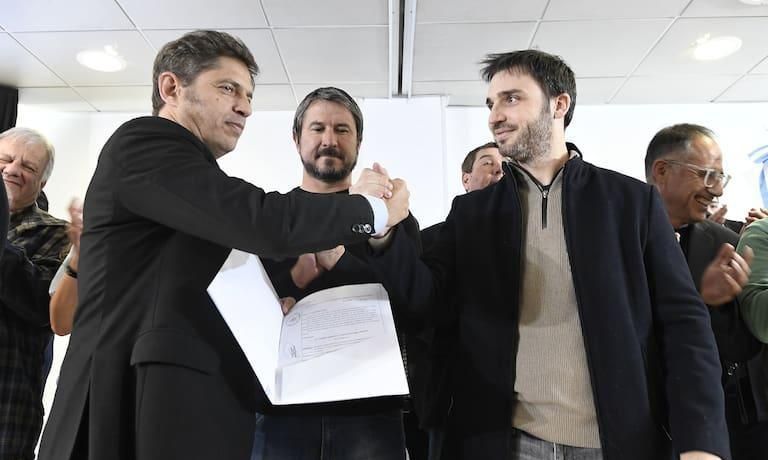 Axel Kicillof and Nacho Torres