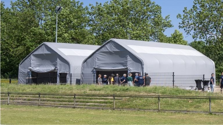 Playing pétanque in tents is not possible, according to the association (photo: Pétanque Union Bois le Duc).
