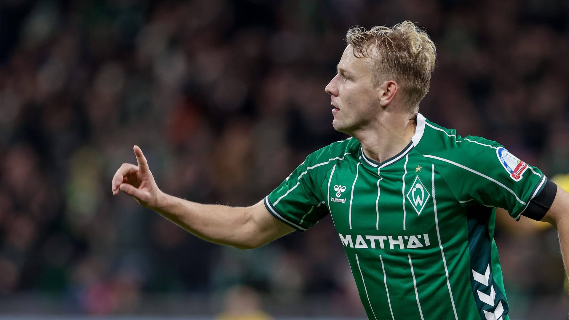 Marco Grüll celebrates: He scored the decisive goal.