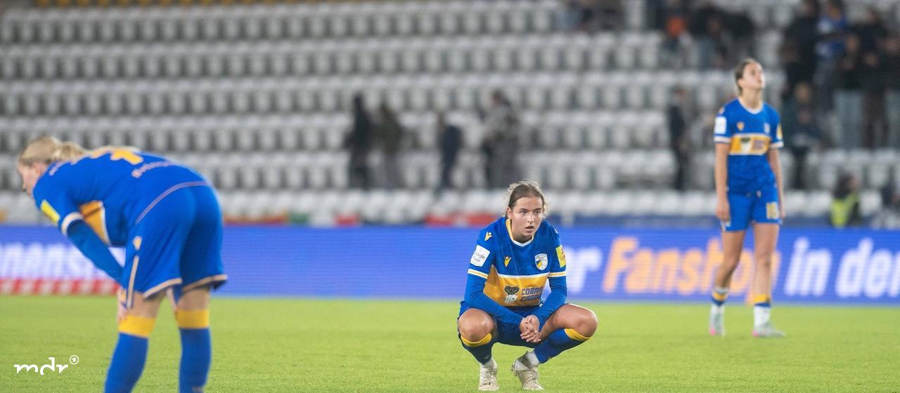 Pure disappointment for the Jena players after the defeat against Nuremberg 
