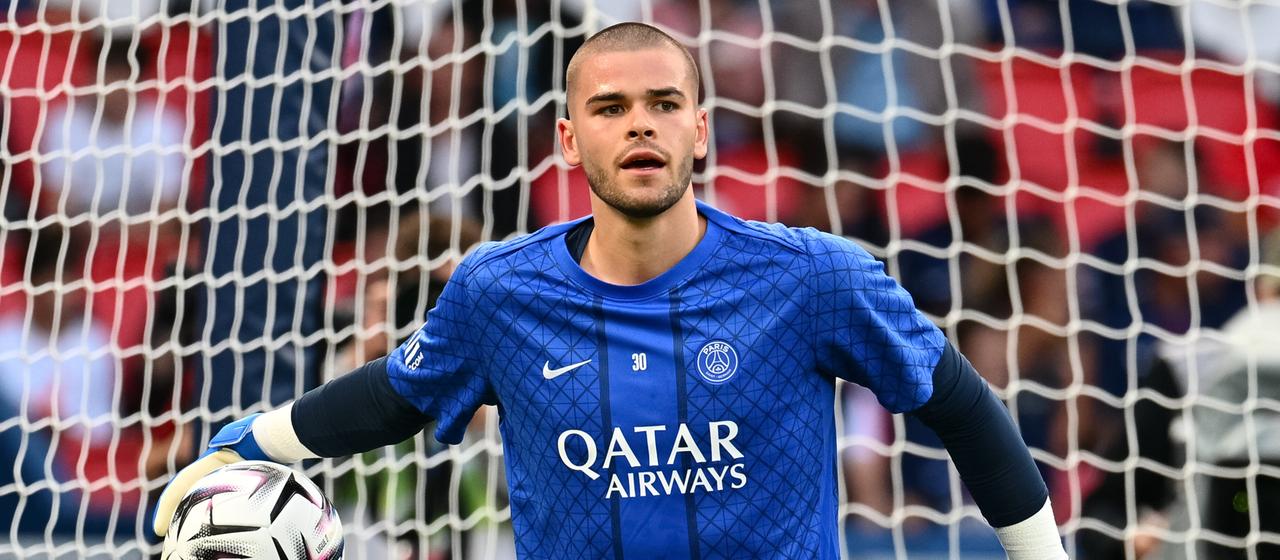 Paris goalkeeper Luca Chevalier