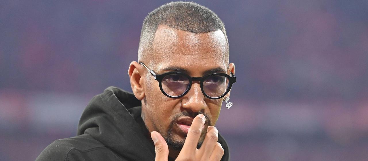 Jerome Boateng looks thoughtful