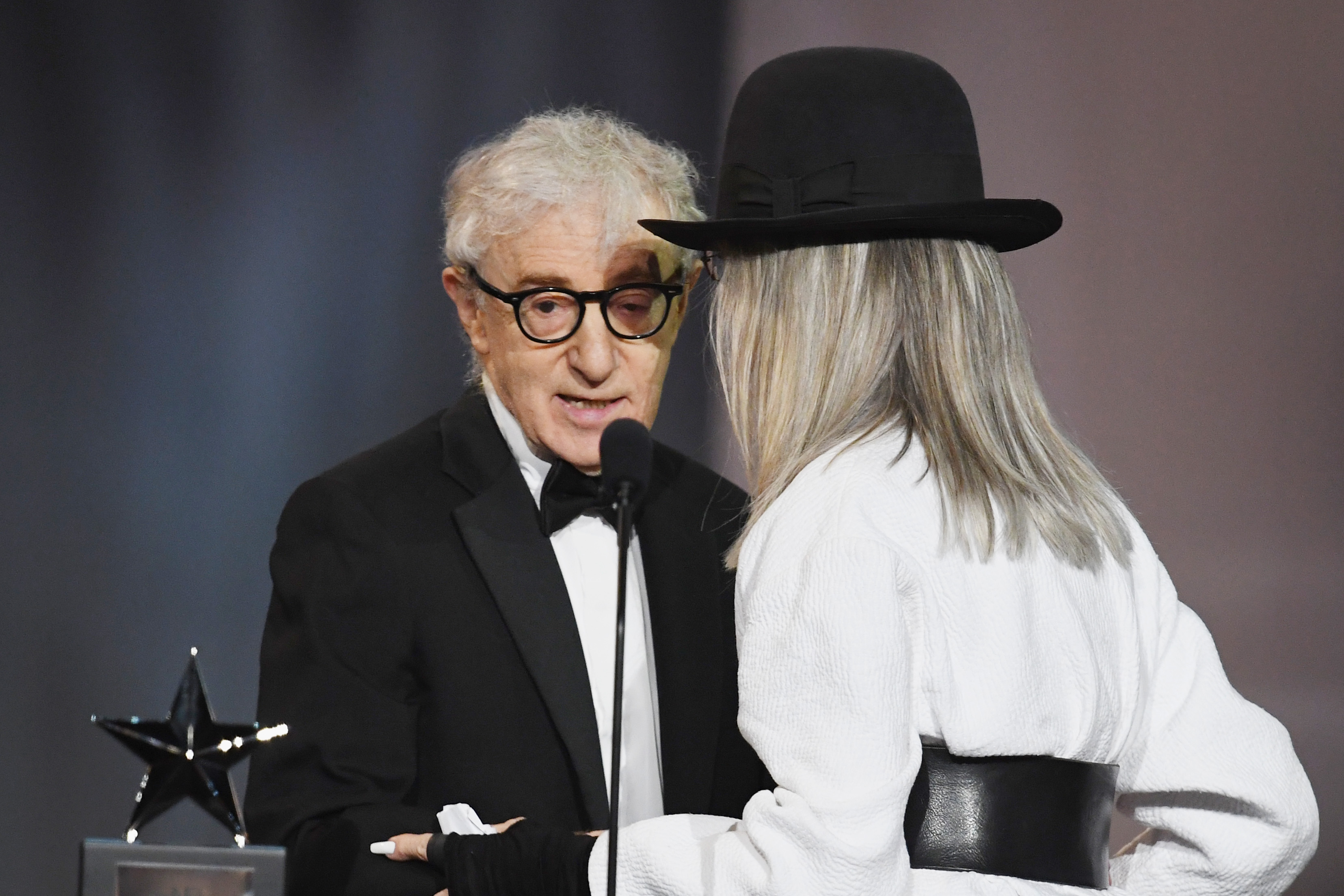 Woody Allen presents Diane Keaton with a lifetime achievement award 