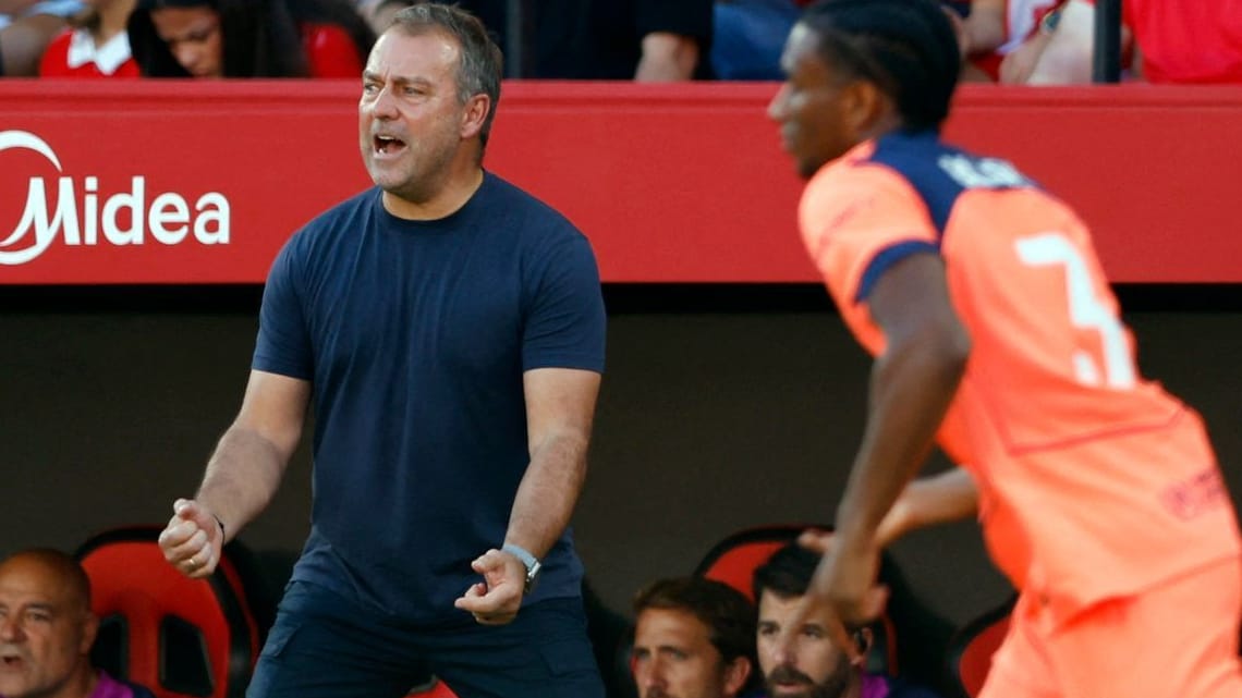 Hansi Flick: The coach of FC Barcelona was not satisfied with the appearance against Seville.