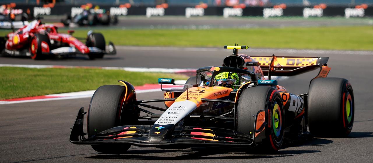 Lando Norris (McLaren) wins in Mexico