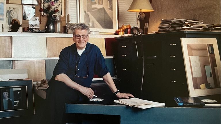 Friso Wiegersma in his studio (photo: Gerry Hurkmans).