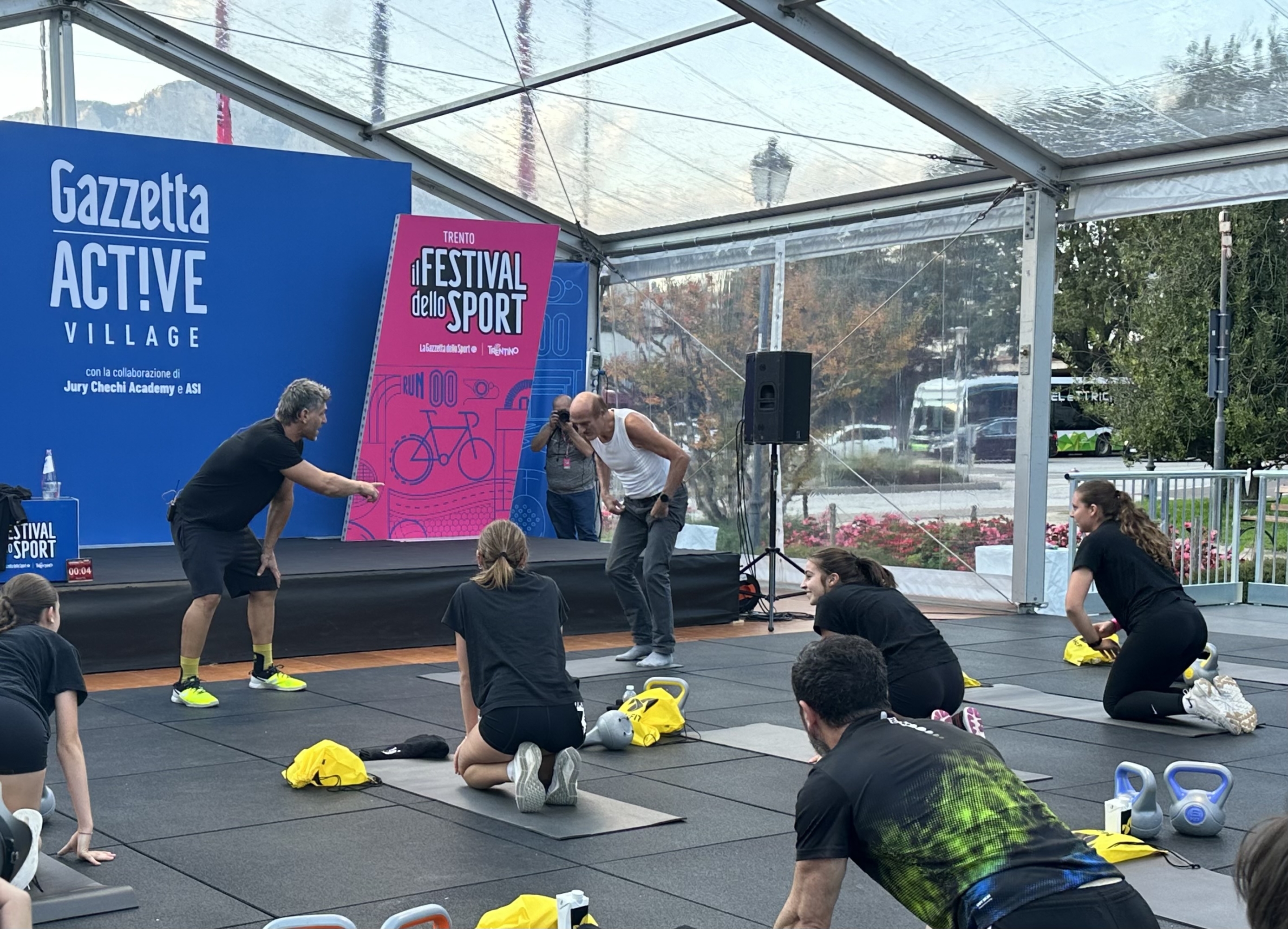 Clemente Russo at Gazzetta Active Village