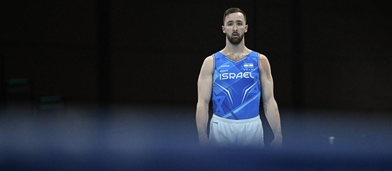 Israeli gymnast Artem Dolgopyat at a competition last May