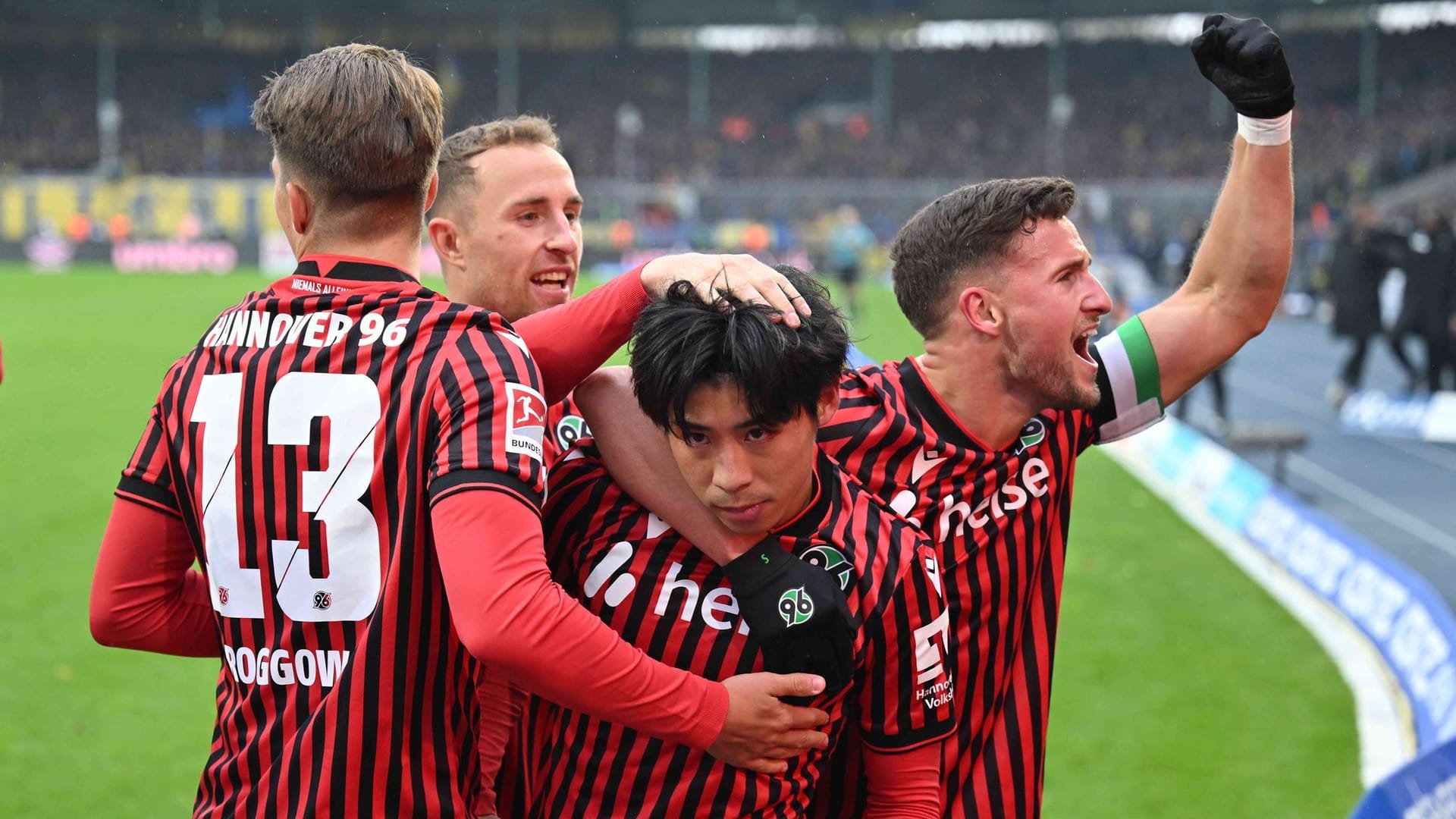 Daisuke Yokota: The new signing scored 3-0 for Hannover 96 in the derby against Braunschweig.