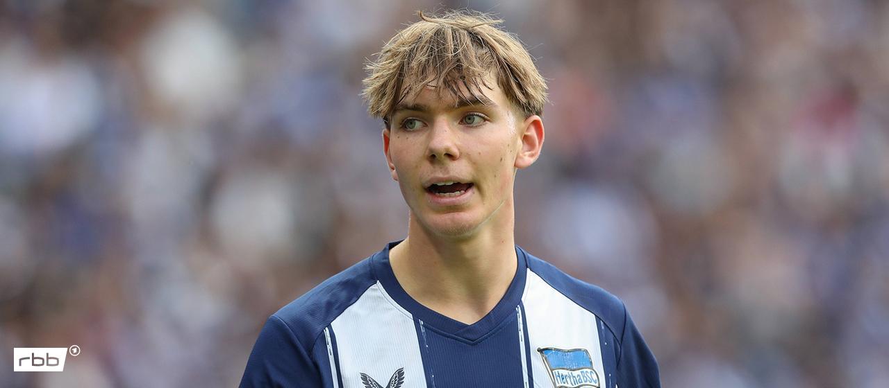 Kennet Eichhorn from Hertha BSC (Photo: IMAGO / Jan Huebner)
