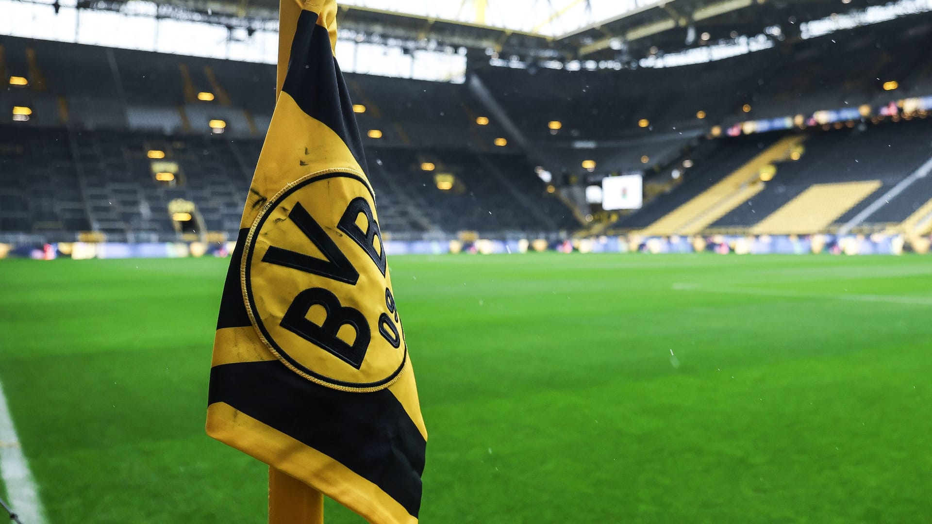 BVB corner in the Signal Iduna Park: Borussia Dortmund is currently second in the Bundesliga.