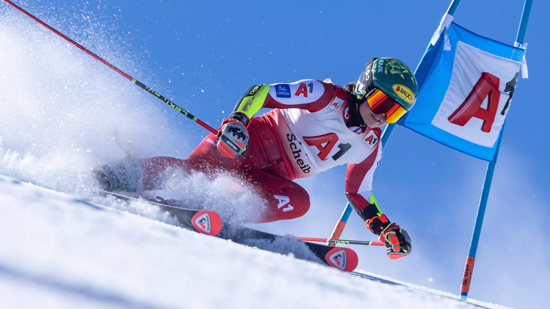 Julia Scheib: The Austrian was able to take time away from the competition.