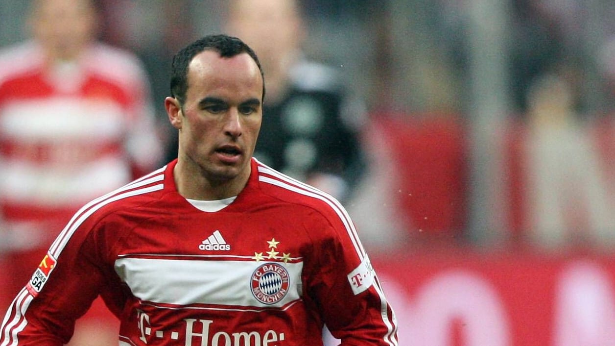 Landon Donovan in the FC Bayern jersey: He only ran for the German record champion briefly.