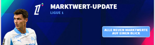 All new Ligue 1 market values ​​at a glance