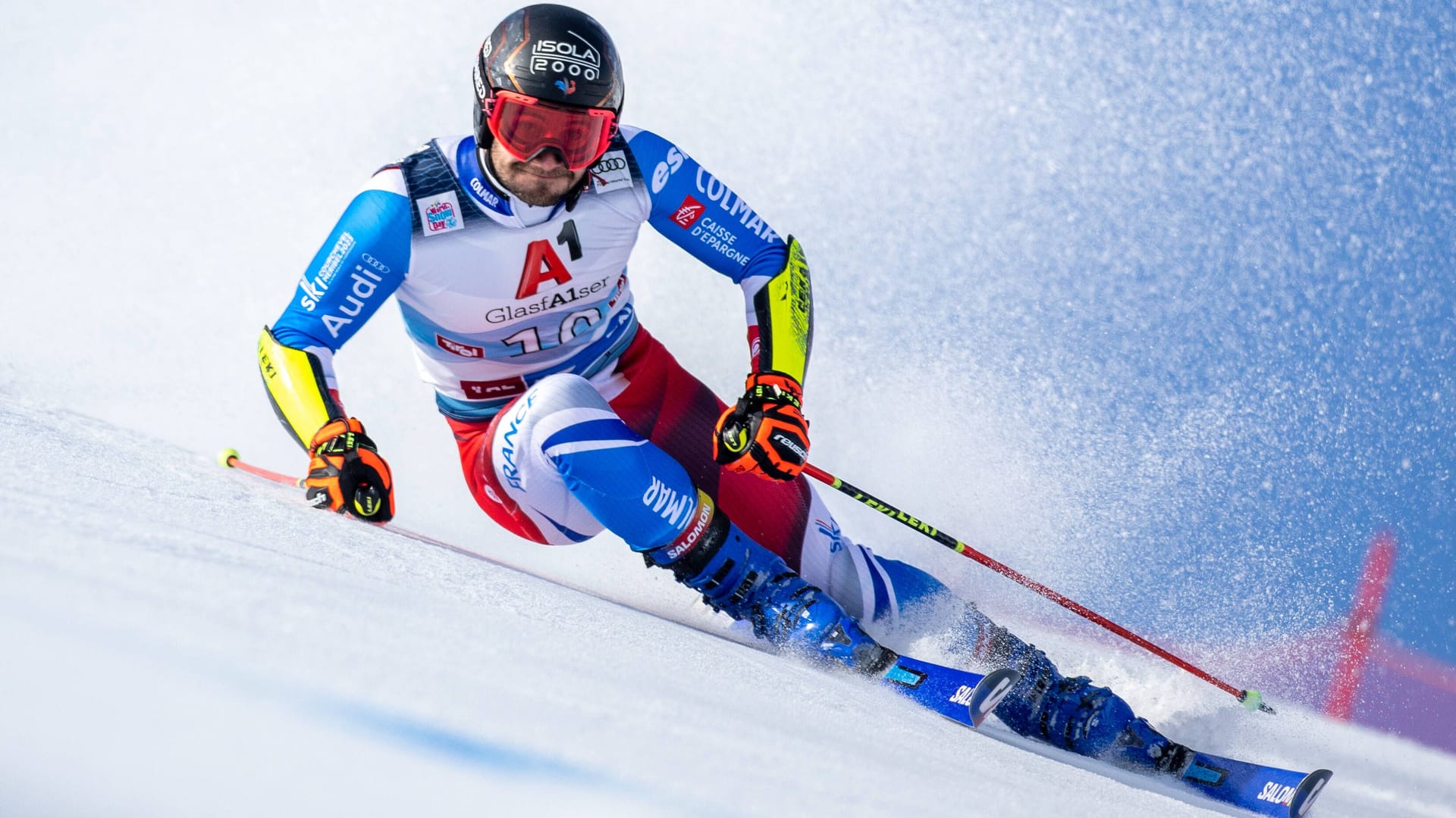 Mathieu Faivre in the giant slalom: The Frenchman won three world titles.
