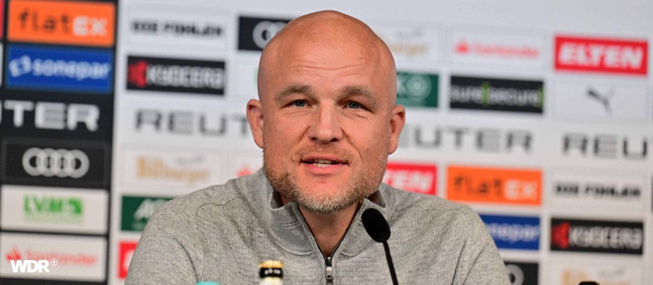 Introduction of Rouven Schröder at the Gladbach press conference
