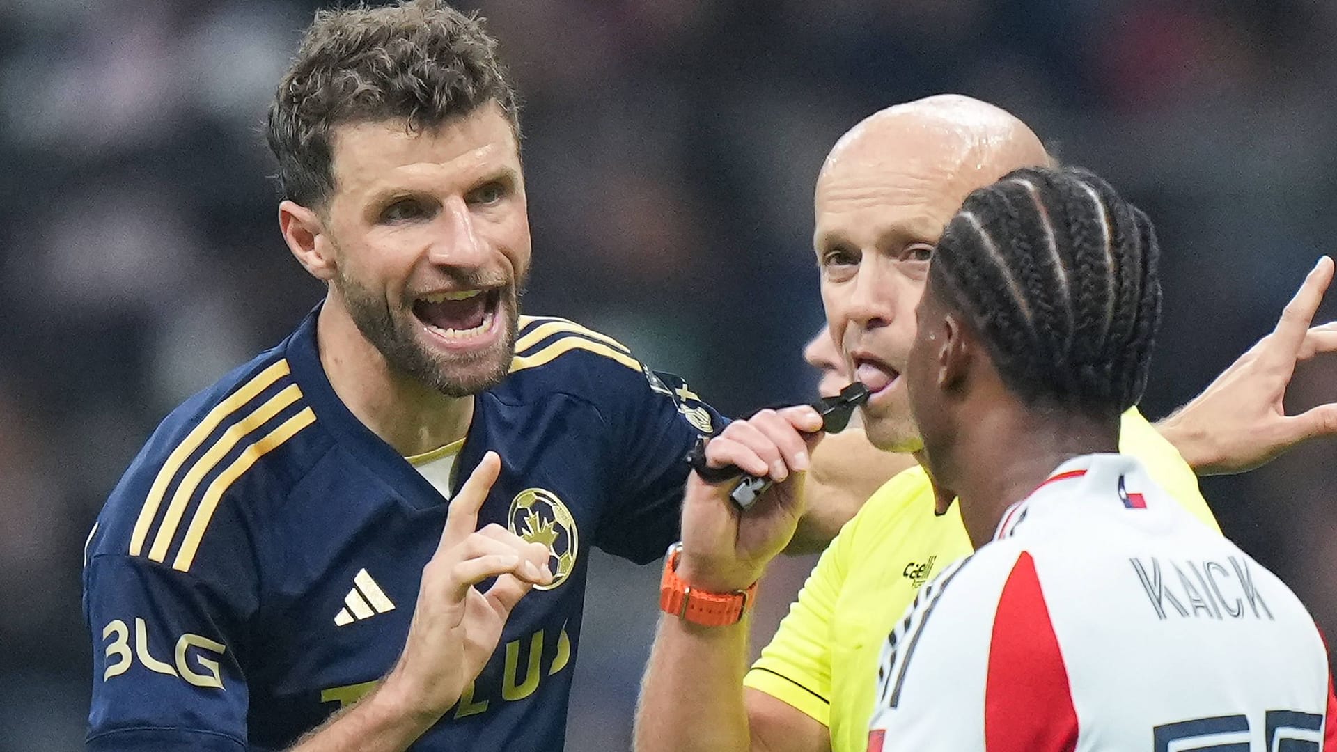 Thomas Müller: He has scored seven goals for the Whitecaps so far.